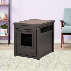 DogiPot Wood/Polyfiber Espresso Litter Box 1 pk