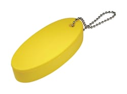 Hillman Foam/Metal Yellow Sporting Accessories Key Chain Hillman Foam/Metal Yellow Sporting Accessories Key Chain