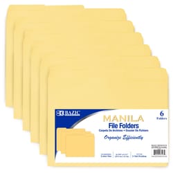 Bazic Products Manilla File Folder 6 pk
