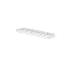 Dolle Loggia 1.6 in. H X 23.6 in. W X 5.9 in. D White Particle Board Decorative Wall Shelf