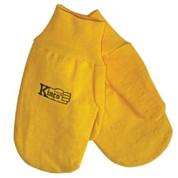 Kinco Men's Indoor/Outdoor Knit Wrist Chore Gloves Yellow L 1 pair