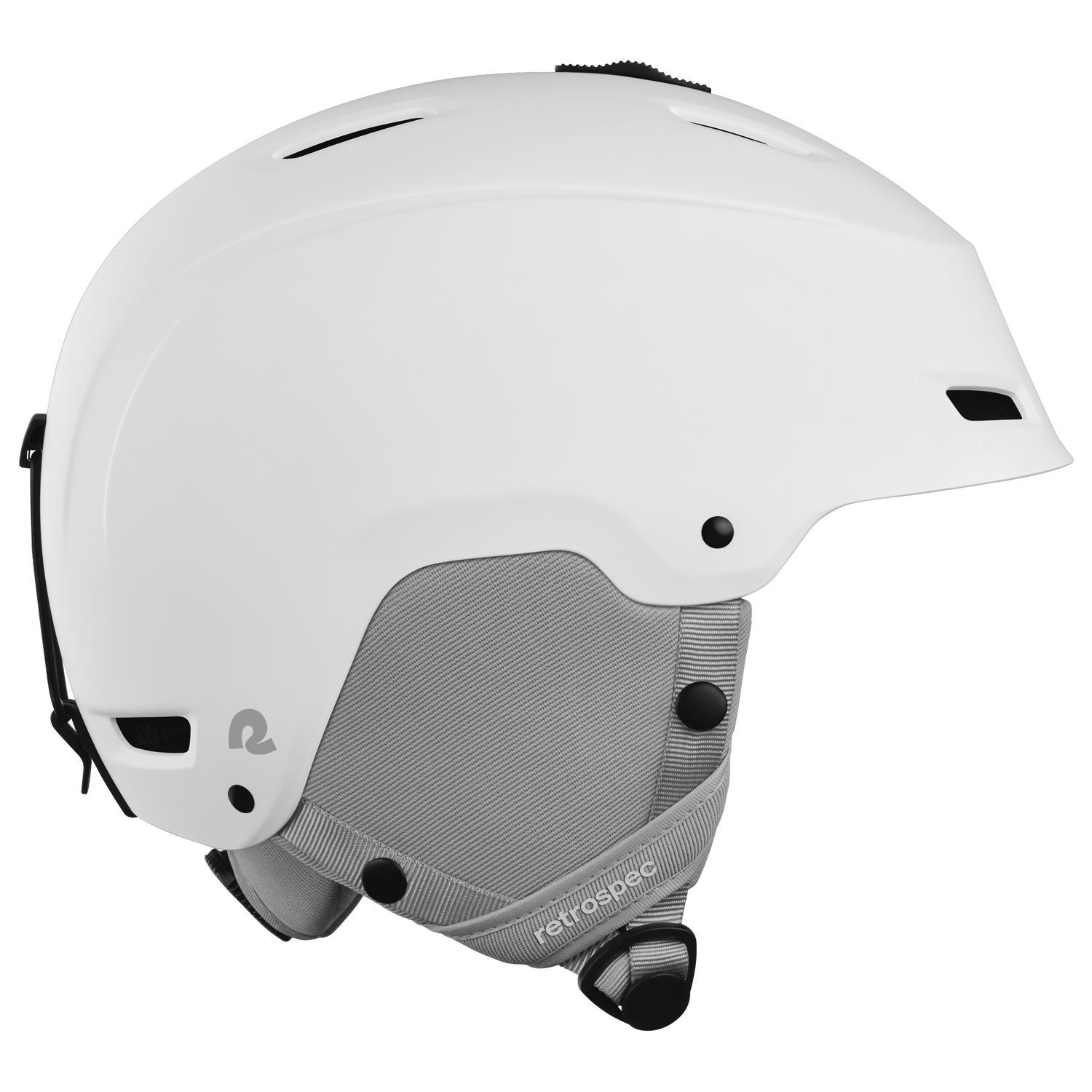 Retrospec Zephyr Matte White Zephyr Ski ABS/Polycarbonate Snowboard Helmet Adult L Sansujyuku sansujyuku.com