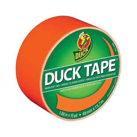 Duck 1.88 in. W X 15 yd L Neon Orange Solid Duct Tape - Ace Hardware