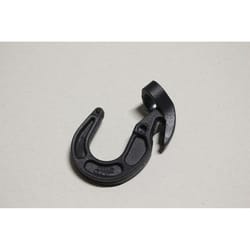 Black Plastic Adjustable Hooks f/Rubber Rope & Shock Cord (Fits 3/16 -  3/8 Cord)