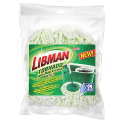 Libman Tornado 14 in. W Spin Microfiber Mop Refill 1 pk