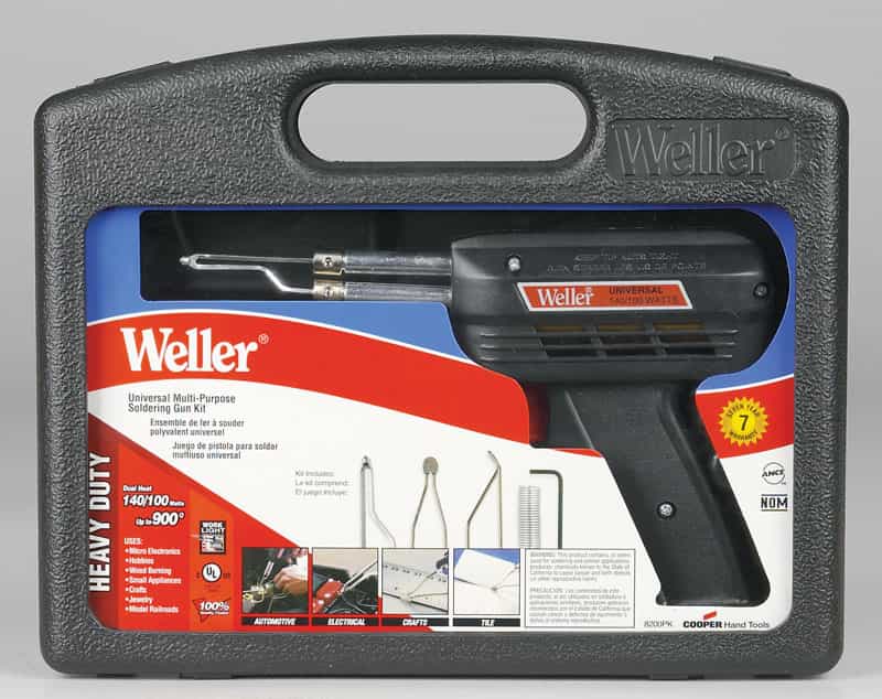 Weller 12.1 in. Corded Soldering Gun Kit 140 watts Red 1 pk Ace Hardware