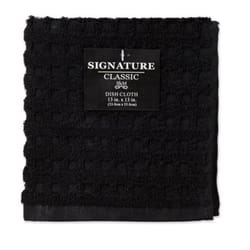 Kane Home Black Polyester Solid Terry Dish Cloth 1 pk