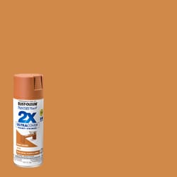 Rust-Oleum Painter's Touch 2X Ultra Cover Satin Warm Caramel Paint+Primer Spray Paint 12 oz