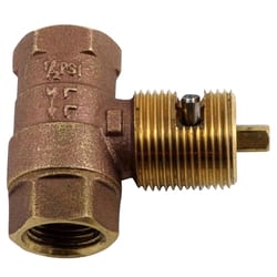 Blue Flame 1/2 in. Brass Quarter-Turn Straight Valve