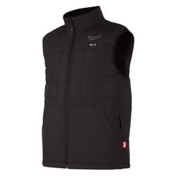 Milwaukee M12 S Sleeveless Unisex Full-Zip Heated Vest (Vest Only) Black