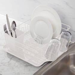 Copco 16 in. L X 12 in. W X 5 in. H White Plastic Dish Rack