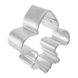 R&M International Corp International Corp 2 in. L Mini Fleur De Lis Cookie Cutter Silver 1 pc