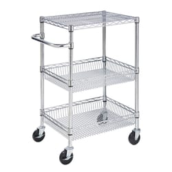 Honey Can Do 40 in. H X 18 in. W X 24 in. D Utility Cart