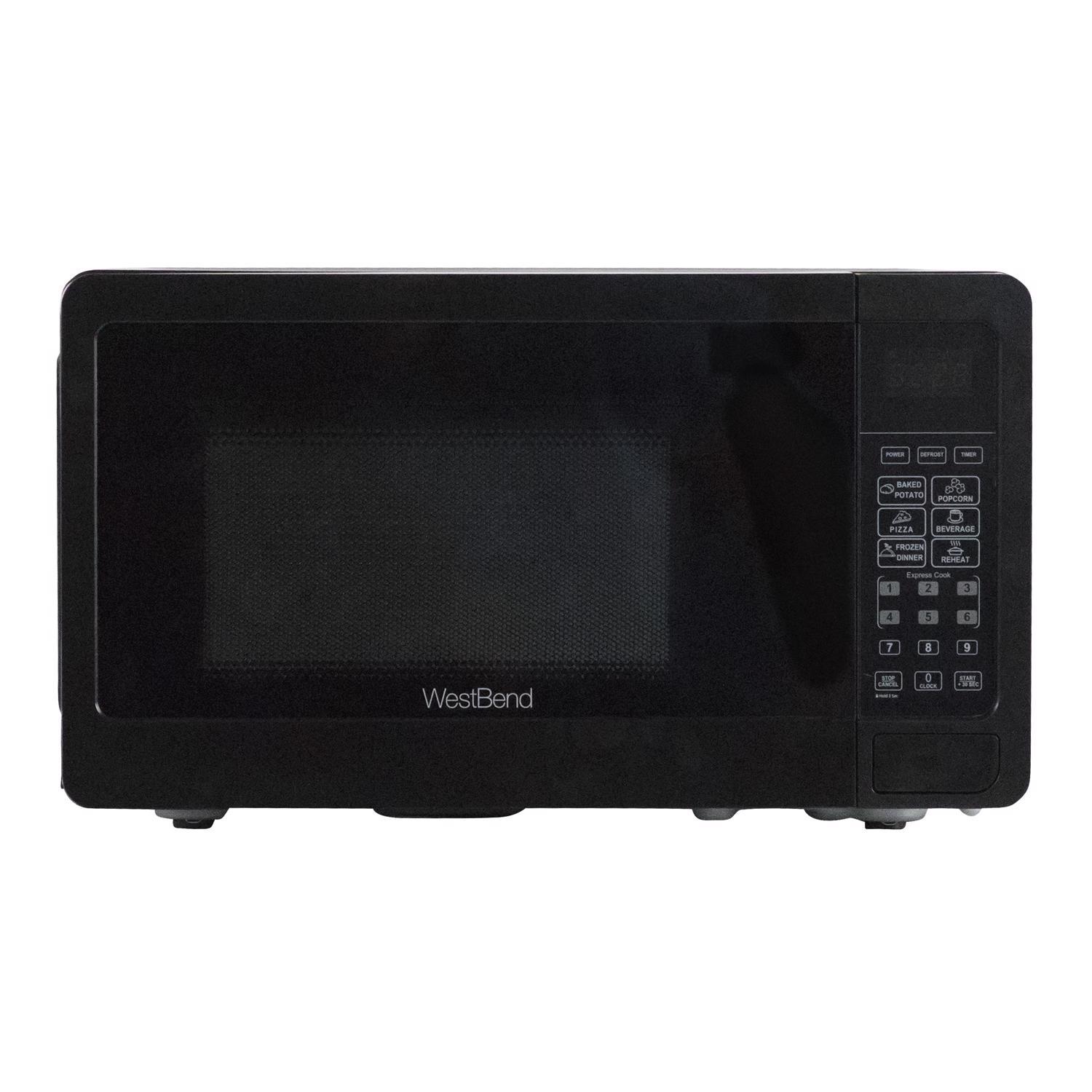 West Bend 0.7 cu ft Black Microwave 700 W Mfr WBMW71B Ace Hardware