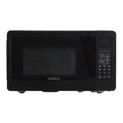 West Bend 0.7 cu ft Black Microwave 700 W