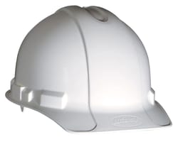 3M 4-Point Ratchet Safety Hard Hat White