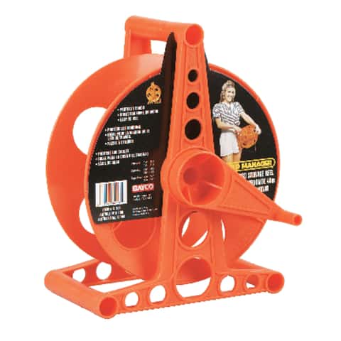 Wire Spool Rack Wall Mounted Cable Reels Storage Holder Dispenser Removable  Rod