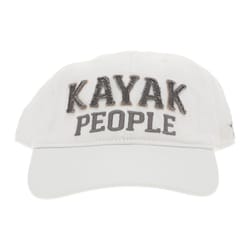 Pavilion We People Kayak People Baseball Cap White One Size Fits All