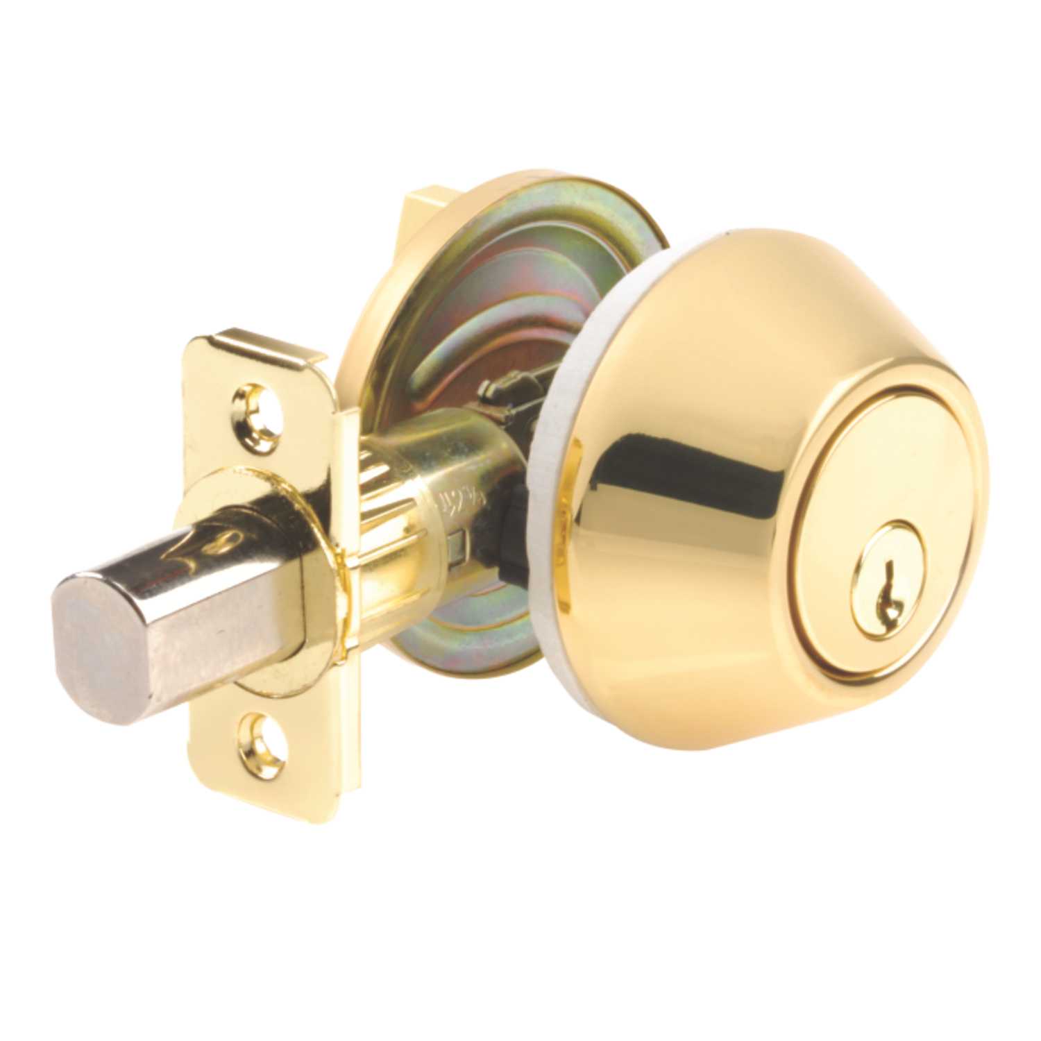 Ace Mobile Home Polished Brass Single Cylinder Deadbolt Ace Hardware