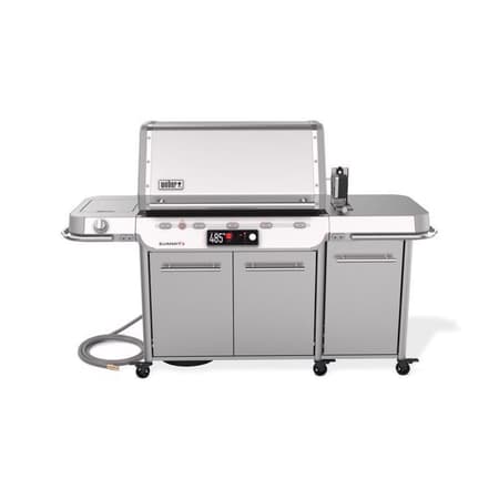 Weber summit grill outlet center with social area