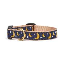 Up Country Navy Stella & Luna Nylon Dog Collar Large