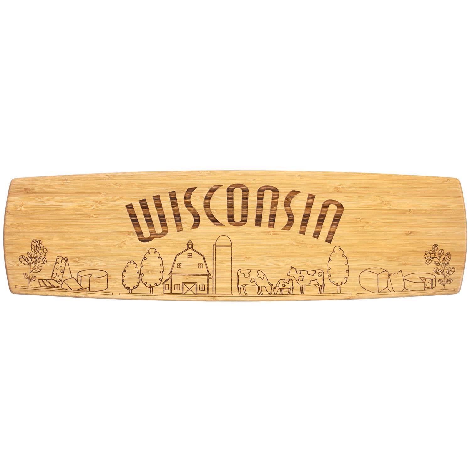 Totally Bamboo 30 in. L X 8.5 in. W X 0.75 in. Bamboo Cheese Board Sansujyuku sansujyuku.com
