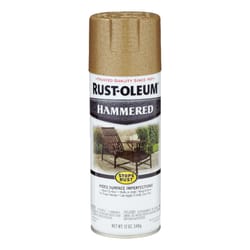 Rust-Oleum Stops Rust Hammered Gold Spray Paint 12 oz
