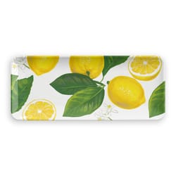 TarHong Multicolored Melamine Lemon Fresh Appetizer Tray 1 pc