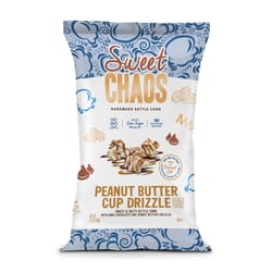 Sweet Chaos Peanut Butter Cup Drizzle Popcorn 5.5 oz Bagged