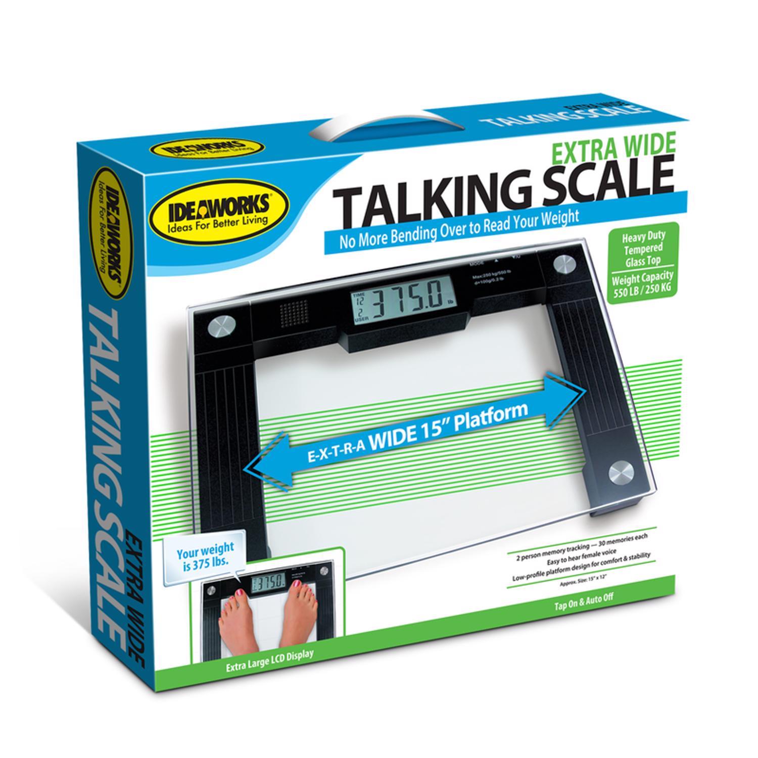 Ideaworks 550 lb Digital Scale Clear Sansujyuku sansujyuku.com
