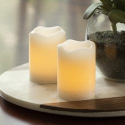 Sterno Home Cream Vanilla Scent Rustic Votive Candle