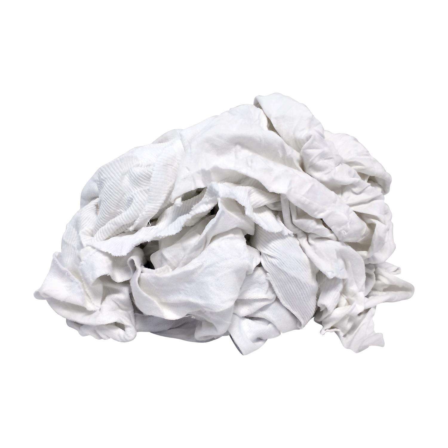 #1 White Mixed Cotton Rags - 10 LB Box