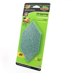 Gator  Zip Sander  6 in. L x 3 in. W 80 Grit Aluminum Oxide  Sanding Sheet  6 pk 