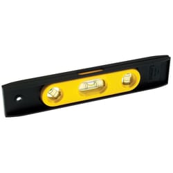 Stanley 9 in. Plastic Magnetic Torpedo Level 3 vial