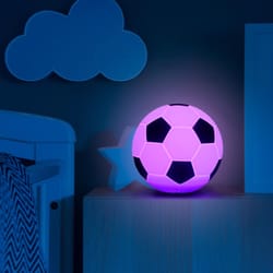 Globe Electric Manual Battery Powered Soccer Ball LED Night Light