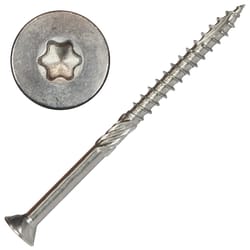 Screw Products AXIS No. 10 X 3 in. L Star Stainless Steel Wood Screws 1 lb 60 pk
