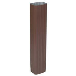 Amerimax 3 in. H X 4.25 in. W X 15 in. L Brown Aluminum K Downspout Extension