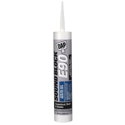 DAP Sound Block E90 White Acrylic Latex Acoustical/Draft/Smoke/Sound Sealant 28 oz
