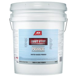Ace Rust Stop Gray Primer Water-Based Enamel Rust Preventative Paint 5 gal