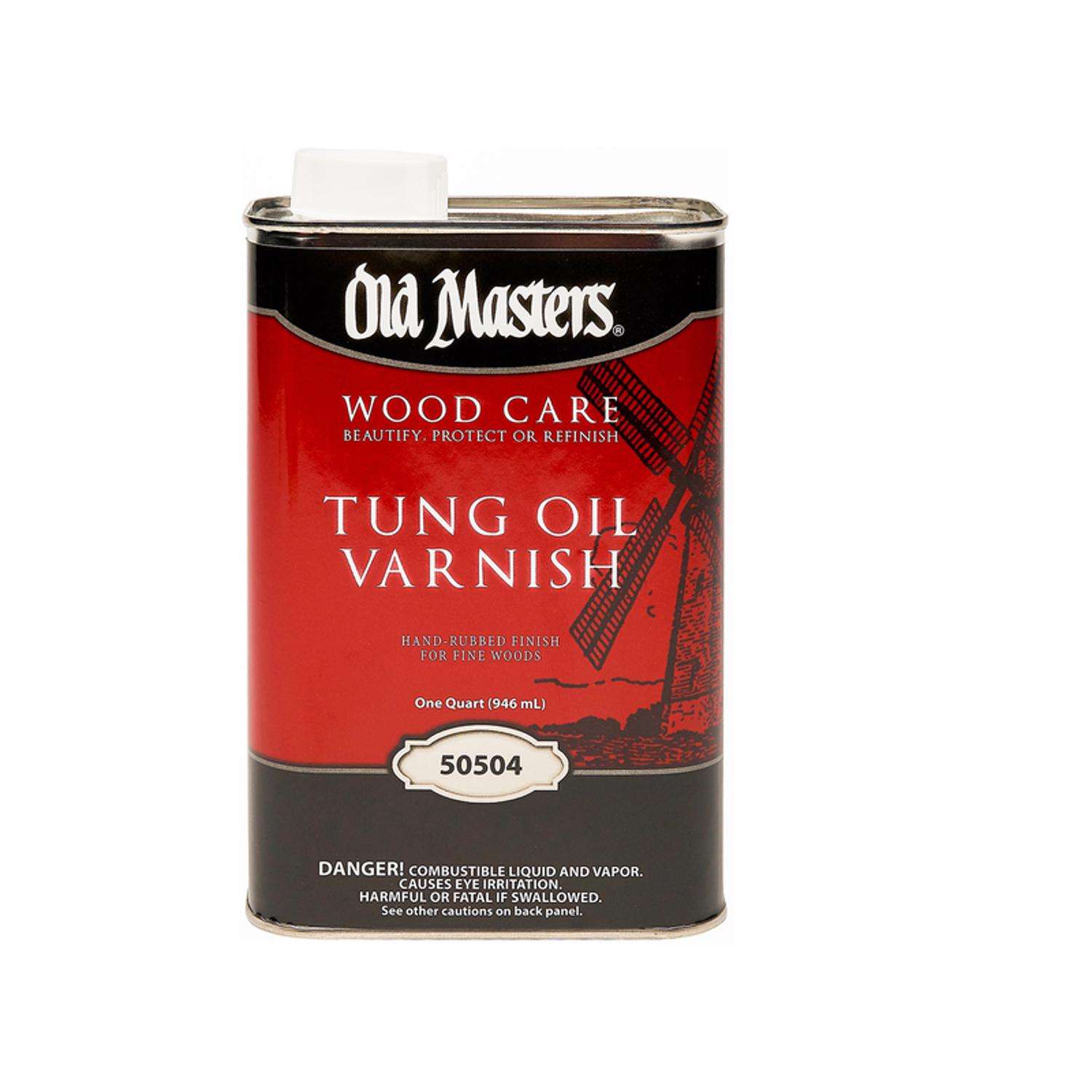 Old Masters Wood Care Clear Tung Oil Varnish 1 qt Ace Hardware