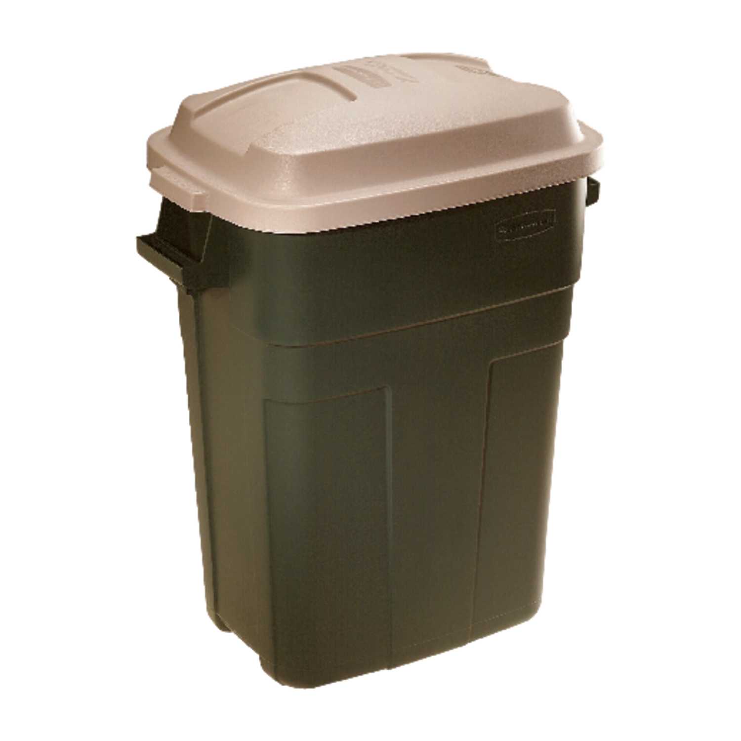 Rubbermaid Roughneck 30 Gal Plastic Garbage Can Lid Included Ace