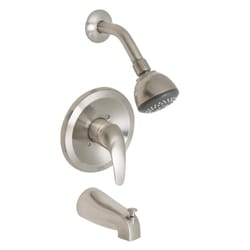 Huntington Brass Reliaflo Satin Nickel Tub and Shower Faucet