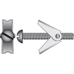 HILLMAN 3/16 in. D X 4 in. L Round Zinc-Plated Steel Toggle Bolt 2 pk