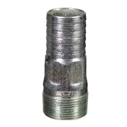 STZ Industries 1-1/4 in. Barb X 1-1/4 in. D MPT Galvanized Steel Adapter