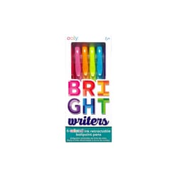 Ooly Bright Writers Assorted Ball Point Pen 6 pk