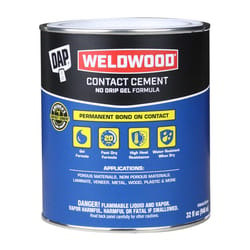 DAP Weldwood High Strength Synthetic Rubber Contact Cement 1 qt