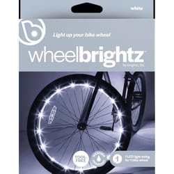 Brightz Wheel Brightz White LED Bike Accessory ABS Plastics, Polyurethane, Silicone/Rubber, Iron, El