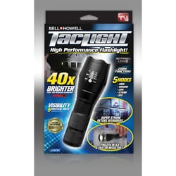 Bell + Howell As Seen On TV Black LED Tactical Flashlight AAA Battery