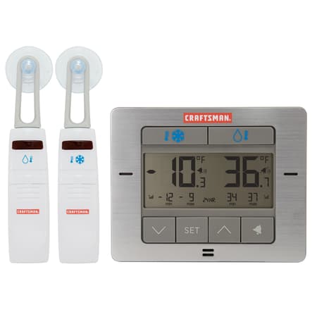 1pc Digital Thermometer Fridge Frost Freezer Room Lcd Refrigerator