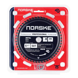 Norske 5-3/8 in. D X 5/8 in. Carbide Tipped Metal Saw Blade 50 teeth 1 pk